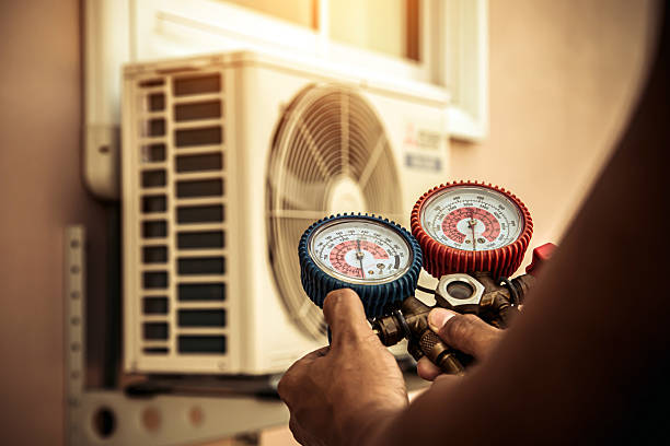 Professional Emergency Hvac technician working in Mackey, IN